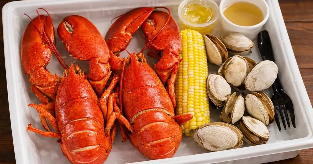 Alive & Kicking Lobsters, Boston