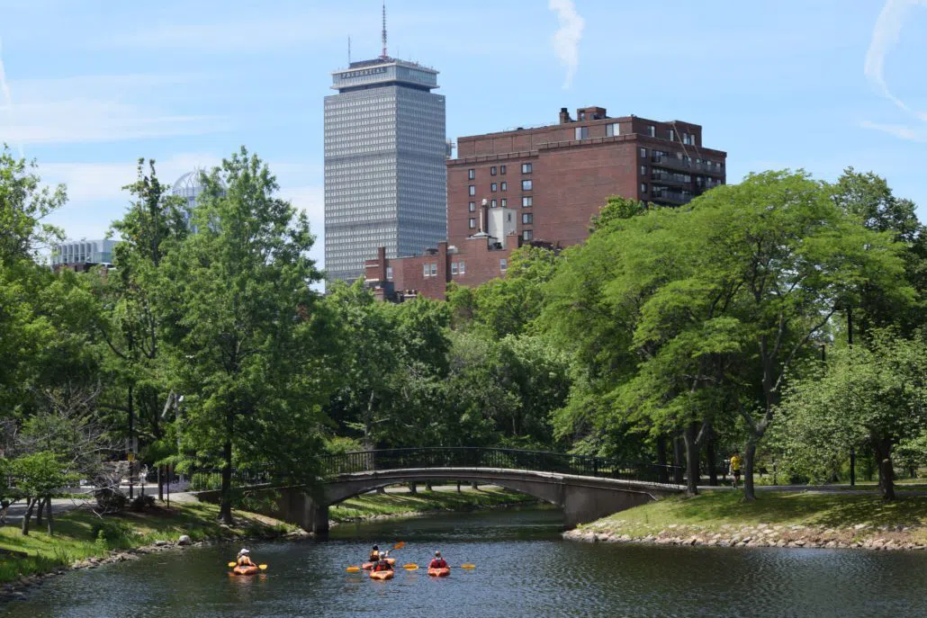 Charles River Esplanade and the Hatch Memorial Shell, Boston